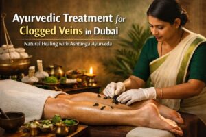 Ayurvedic treatment for clogged veins in Dubai using natural therapies at Ashtanga Ayurveda clinic
