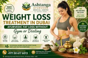 Ayurvedic weight loss treatment in Dubai without dieting at best Ayurvedic clinic