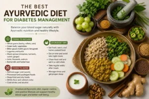 Best Ayurvedic diet for diabetes management with healthy Ayurvedic foods and herbs
