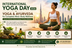 International Yoga Day 2026 promoting yoga and Ayurveda for complete mind-body wellness in Dubai