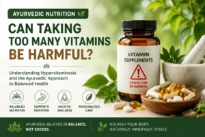 Ayurvedic nutrition and vitamin supplements for balanced health at the best Ayurvedic clinic in Dubai